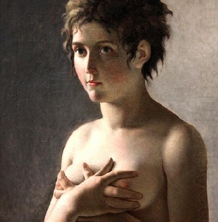 Jeune fille en buste, Pierre-Narcisse Guerin